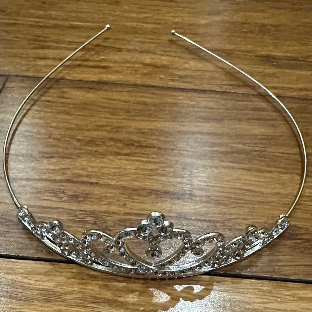 Elegant Silver Tiara Headband